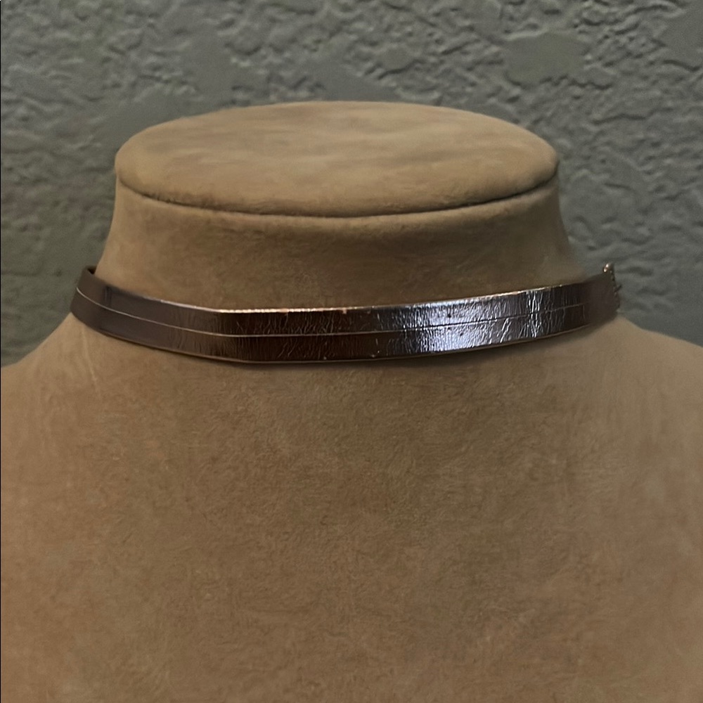Bauble brand rose gold colored Choker Necklace
